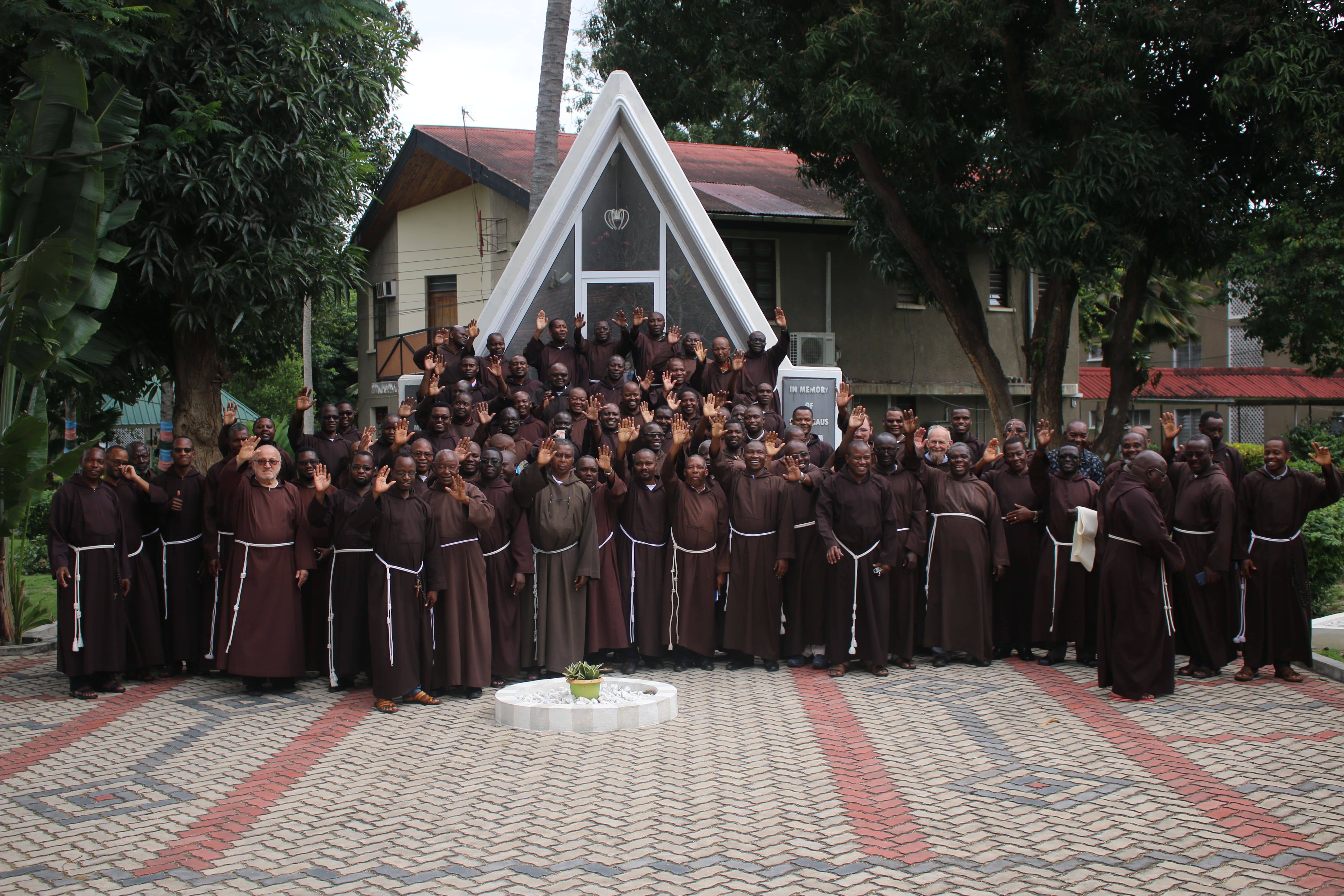 Ndugu Wakapuchini wakiwa pamoja